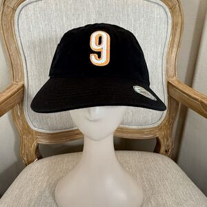 Chok Lids Black Baseball Cap Adjustable Back Every day wear hat sports number 9